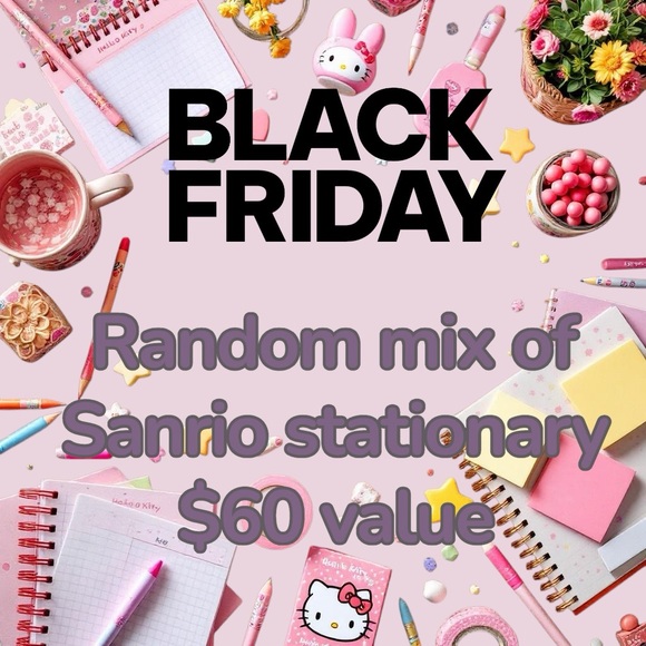 Sanrio Accessories - Sanrio Stationery Set random mix valued at $60